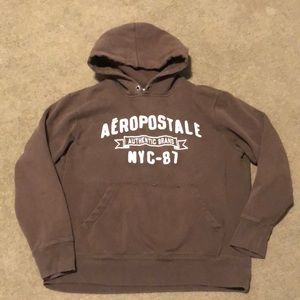 Vintage Aeropostale brown hoodie.